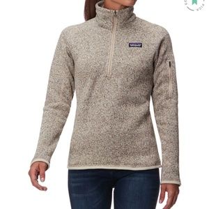 Patagonia grey better sweater 1/4 zip